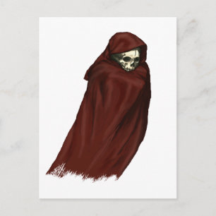 Red Death Ghost - Grim Sensenmann Postkarte