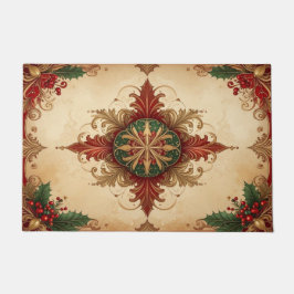 Red Decorative Holiday Doormat Fußmatte