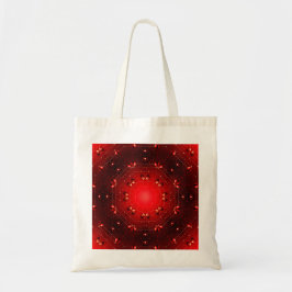 Red Decorative Tote Bag Tragetasche