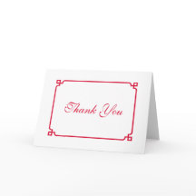 Red Deko Chic Wedding Vielen Dank
