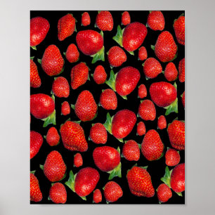 Red Delicious Erdbeeren, Poster
