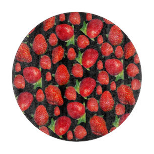 Red Delicious Erdbeeren, Schneidebrett