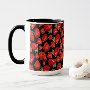 Red Delicious Erdbeeren, Tasse