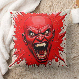 Red Demon Fury Art Kissen