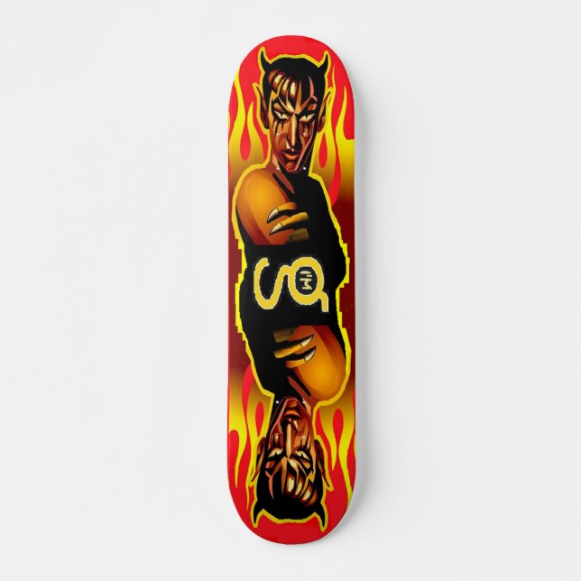 Red Demon Skateboard (Vorne)