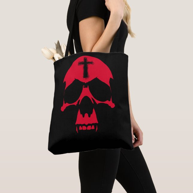 Red Demon Skull Gothic Grafik Design (Von Nahem)