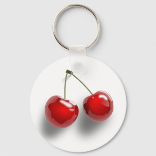 Red Dessert Glazed Cherries Schlüsselanhänger