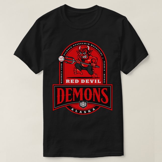 Red Devil Alaska Demons T-Shirt (Design vorne)