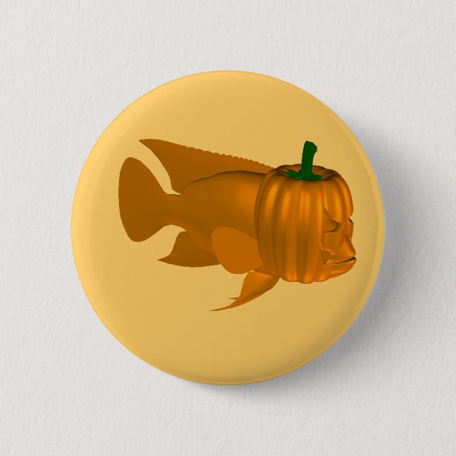 Red Devil Cichlid Button (Vorderseite)