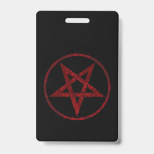 Red Devil Pentagram Ausweis