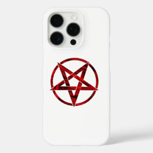 Red Devil Pentagram iPhone 16 Pro Hülle
