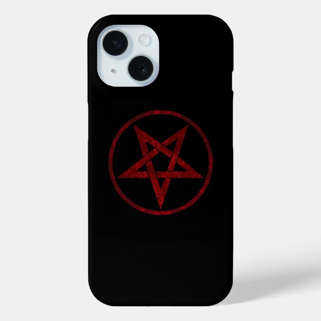 Red Devil Pentagram Case-Mate iPhone Hülle (Rückseite)