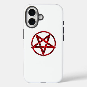 Red Devil Pentagram iPhone 16 Hülle