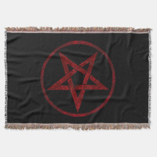 Red Devil Pentagram Decke
