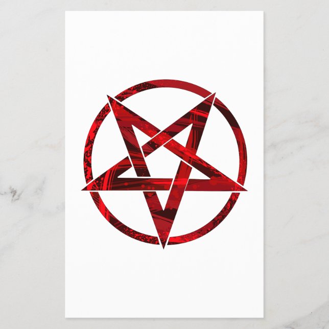 Red Devil Pentagram Flyer (Vorne)