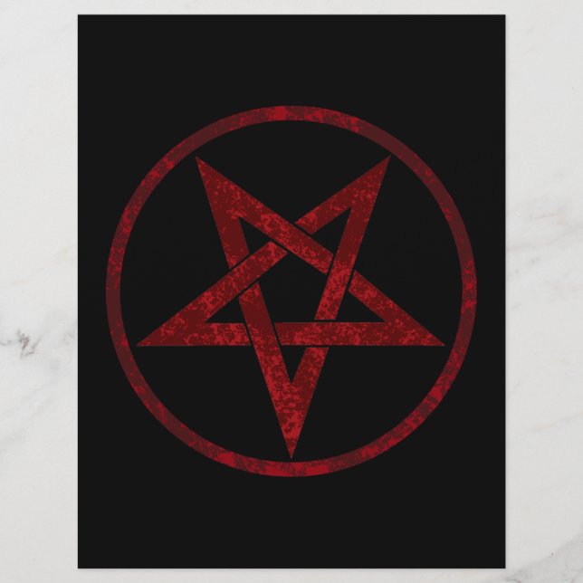 Red Devil Pentagram Flyer (Vorne)
