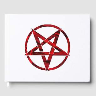Red Devil Pentagram Gästebuch