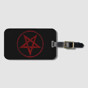Red Devil Pentagram Gepäckanhänger