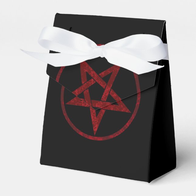 Red Devil Pentagram Geschenkschachtel (Vorderseite)