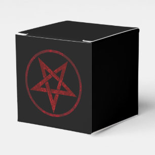 Red Devil Pentagram Geschenkschachtel