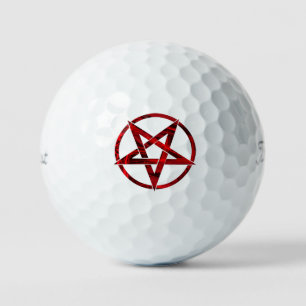 Red Devil Pentagram Golfball