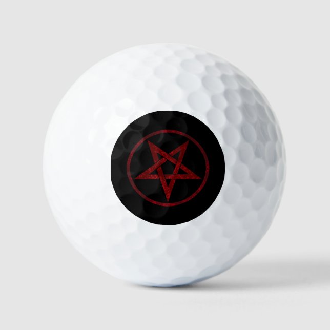 Red Devil Pentagram Golfball (Vorderseite)