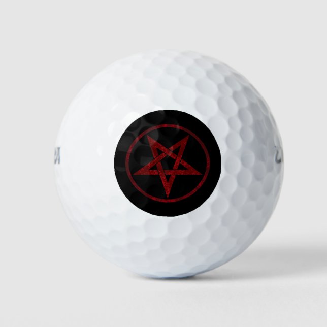 Red Devil Pentagram Golfball (Vorderseite)