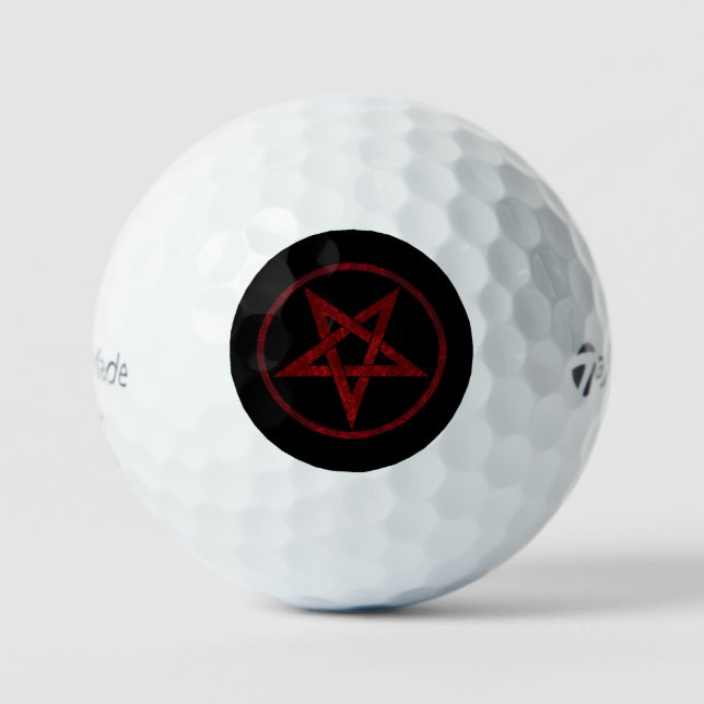 Red Devil Pentagram Golfball (Vorderseite)
