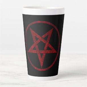 Red Devil Pentagram Milchtasse