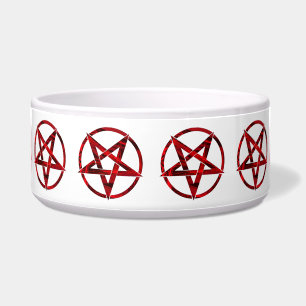 Red Devil Pentagram Napf