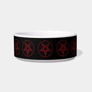 Red Devil Pentagram Napf