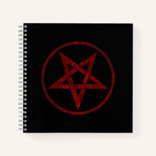 Red Devil Pentagram Notizbuch