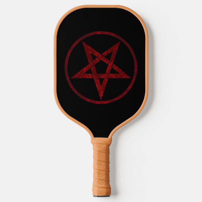 Red Devil Pentagram Pickleball Schläger (Vorderseite)