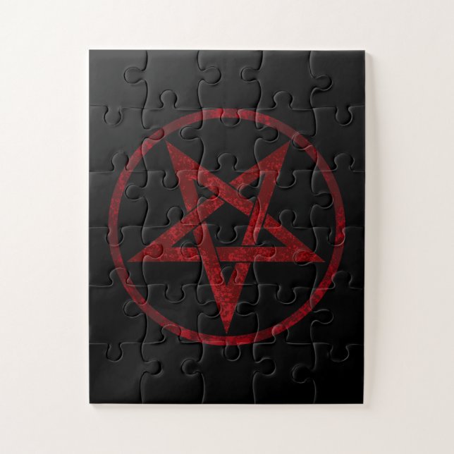 Red Devil Pentagram Puzzle (Vertikal)