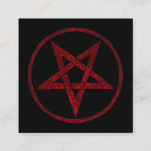 Red Devil Pentagram Rabattkarte