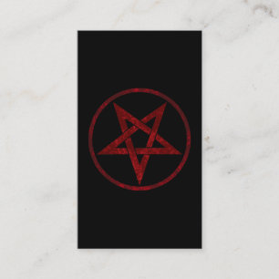 Red Devil Pentagram Rabattkarte
