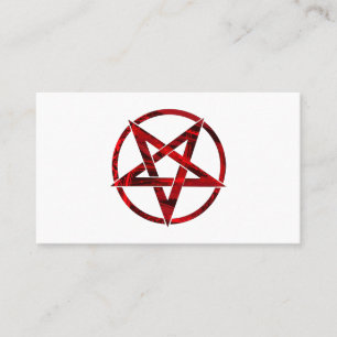 Red Devil Pentagram Rabattkarte