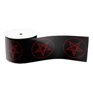 Red Devil Pentagram Ripsband
