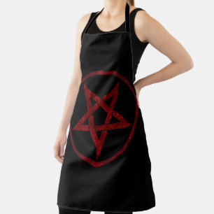 Red Devil Pentagram Schürze