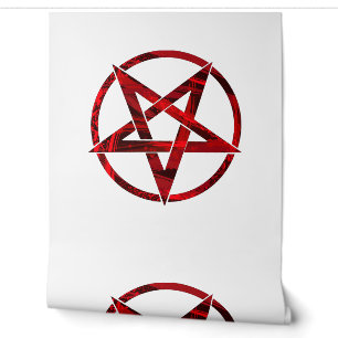 Red Devil Pentagram Tapete