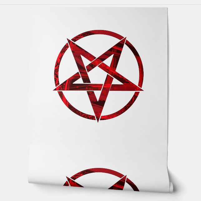 Red Devil Pentagram Tapete (Abrollen)