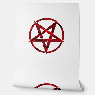 Red Devil Pentagram Tapete