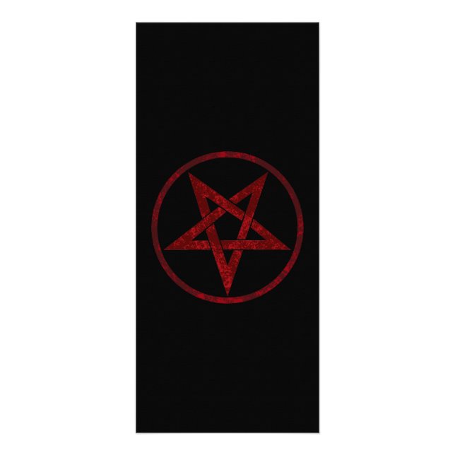 Red Devil Pentagram Werbekarte (Vorne)