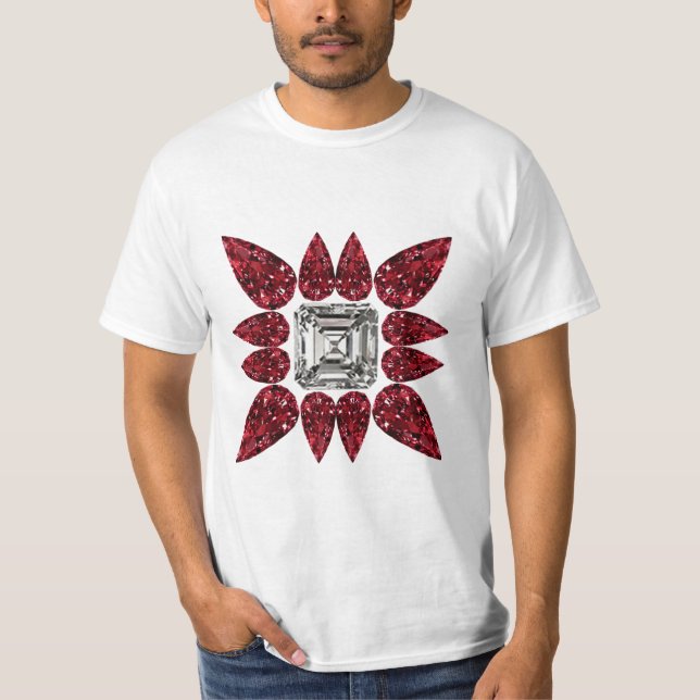 Red Diamond Art T-Shirt (Vorderseite)