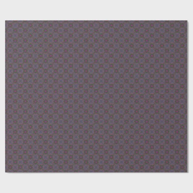 Red Diamond Bouquet Geschenkpapier (Flach)