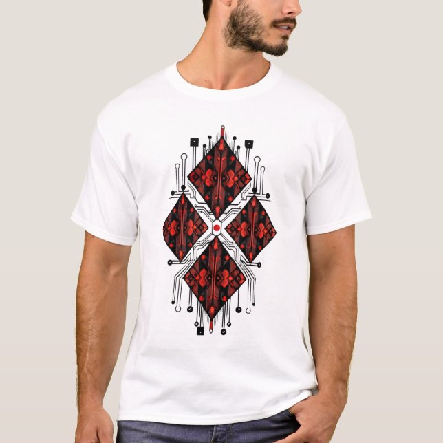 Red Diamond Circuit T-Shirt (Vorderseite)
