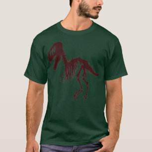 Red Diamond Dinosaur Fossil T-Shirt