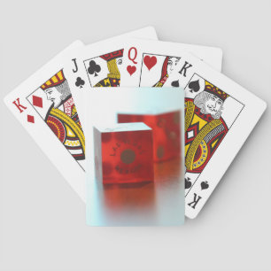 Red Dice Poker Spielkarten