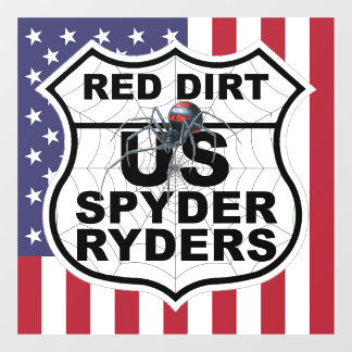 Red Dirt Chapter - Dekorative Flagge & Logo Fensteraufkleber