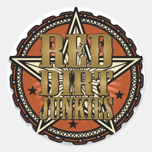 Red Dirt Junkies Promo Stickers (Vorderseite)